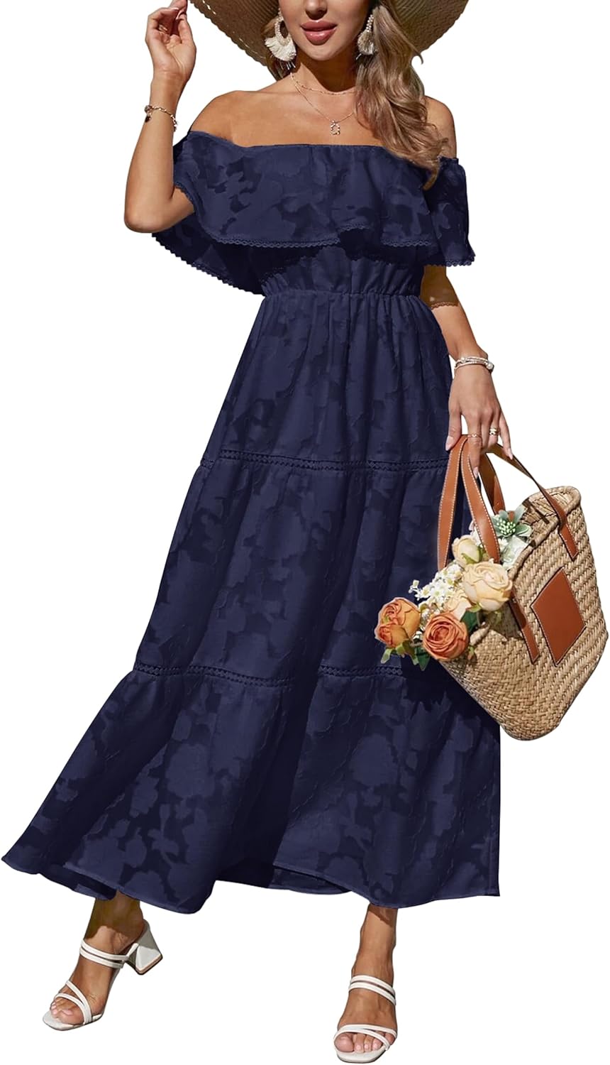 Zomerse Bloemen Maxi Jurk voor Dames Zonnig en Vrouwelijk