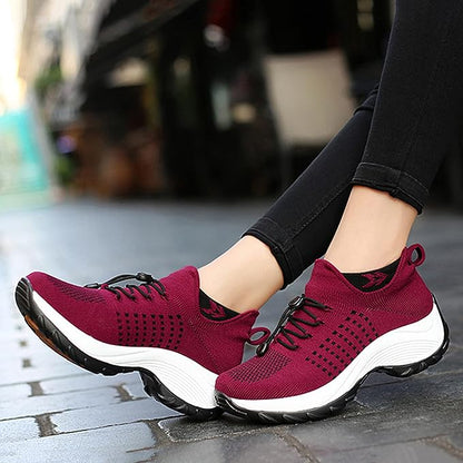 Orthopedische Wandelschoenen met Voetgewelfsteun Ademend Breimesh voor Plantaire Fasciitis Hielspoor Hallux Valgus Artritis