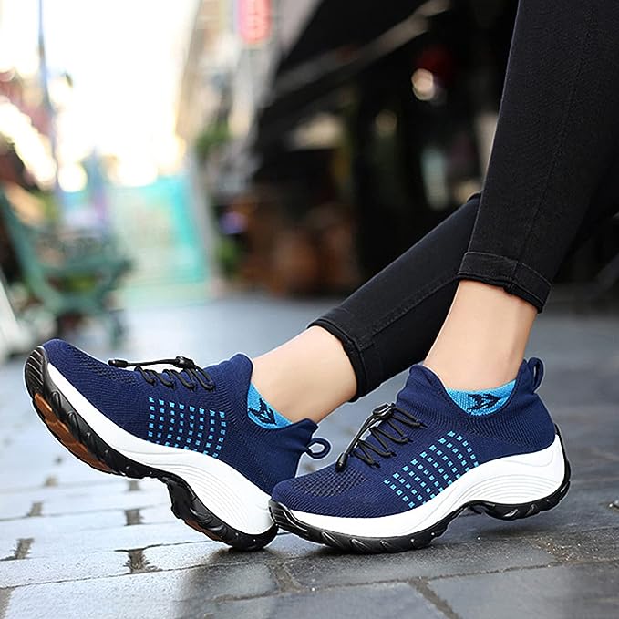 Orthopedische Wandelschoenen met Voetgewelfsteun Ademend Breimesh voor Plantaire Fasciitis Hielspoor Hallux Valgus Artritis
