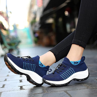 Orthopedische Wandelschoenen met Voetgewelfsteun Ademend Breimesh voor Plantaire Fasciitis Hielspoor Hallux Valgus Artritis