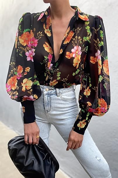 Vrouwelijke Zomerjurk Bloemenprint Elegante Jurk - StudioMarella