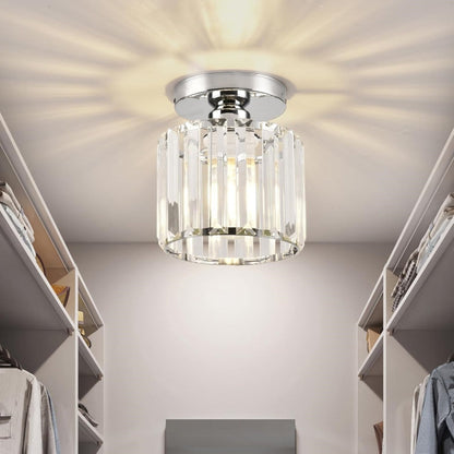 Kilon plafondlamp kristal kubus messing plafond hal woonkamer slaapkamer moderne verlichting compact