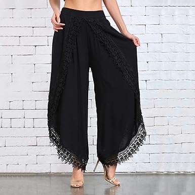 Vrouwelijke Baggy Broek Zacht en Comfortabel
