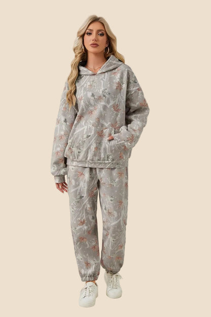 Sportset Felpa en Joggingbroek met Kap