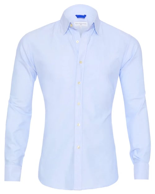 Heren Overhemd Slim Fit Stretch met Ritssluiting