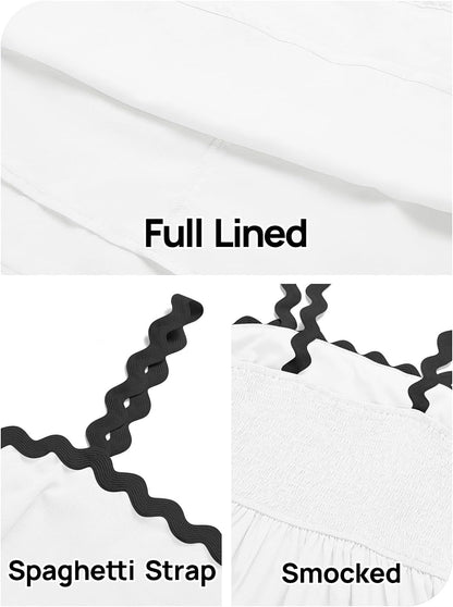Mouwloze Zomerjurk Mini Spaghettibandjes Strandjurk