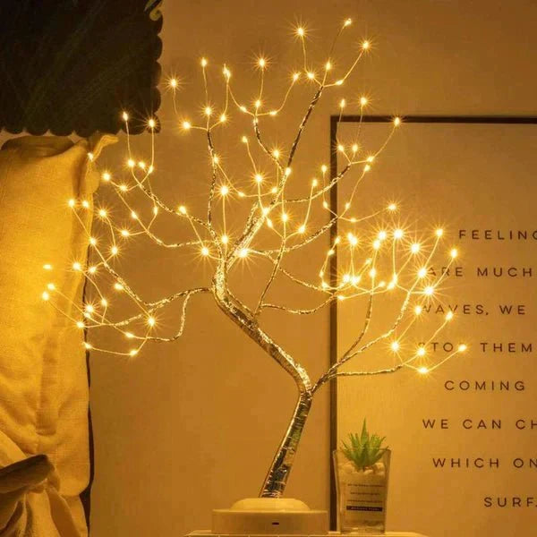 Led boomlamp touch batterij warm wit tafellamp nachtlamp slaapkamer woondecoratie sfeerverlichting decoratieve boomlamp
