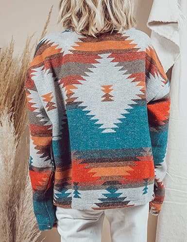 Vrouwelijke Azteekse Jas Kleurrijk Geprint