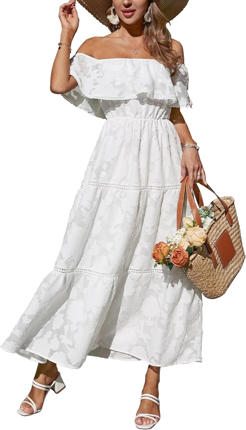 Zomerse Bloemen Maxi Jurk voor Dames Zonnig en Vrouwelijk