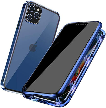 Magnetisch Glazen Telefoonhoesje met Privacy Screenprotector — 360° Bescherming voor iPhone