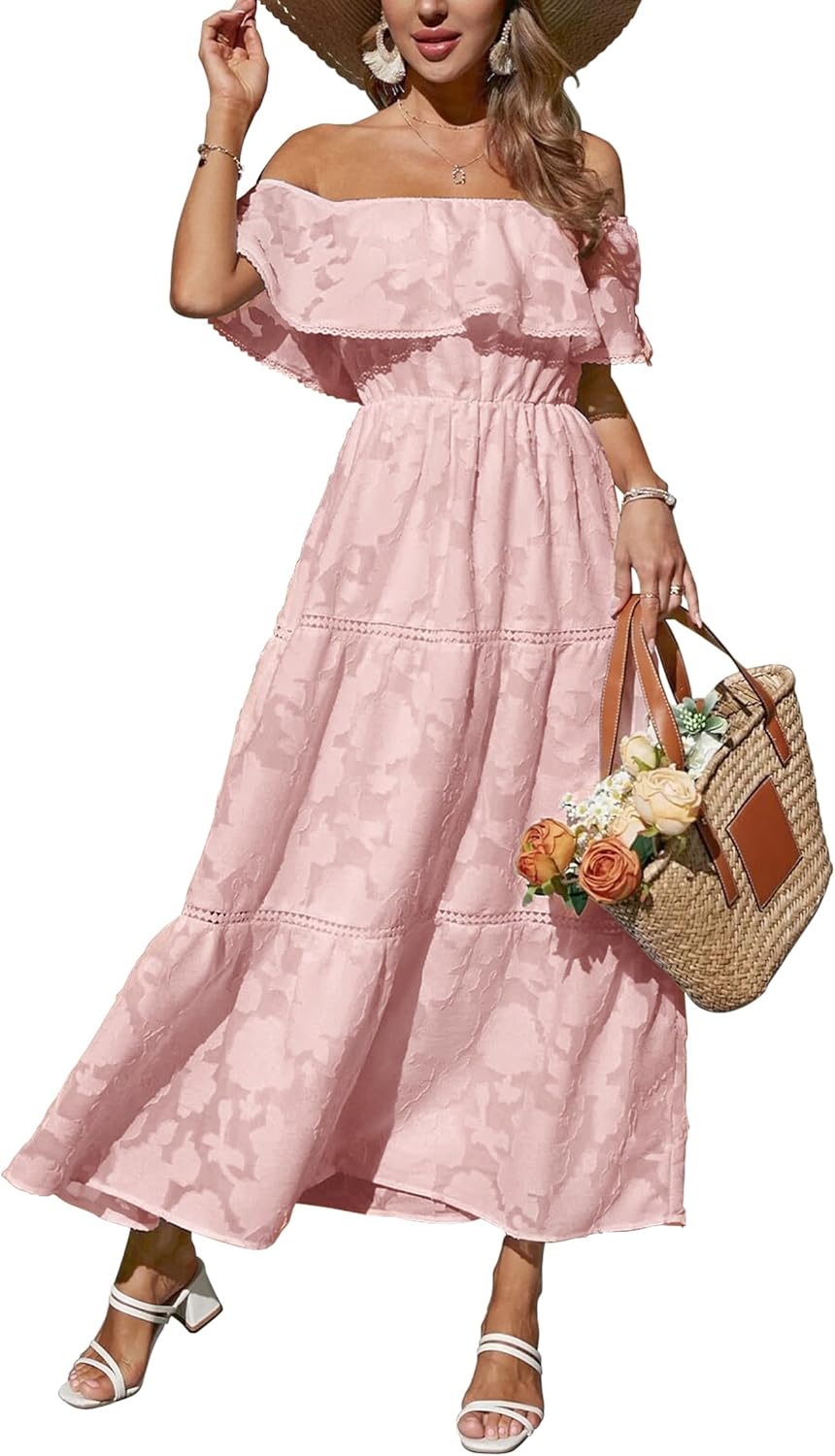 Zomerse Bloemen Maxi Jurk voor Dames Zonnig en Vrouwelijk