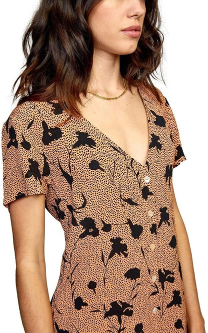 Elegante Geweven Jurk voor Vrouwen Avery Stijl