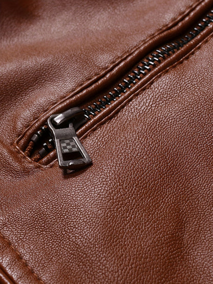 Leren Jas Elegant en Stijlvol