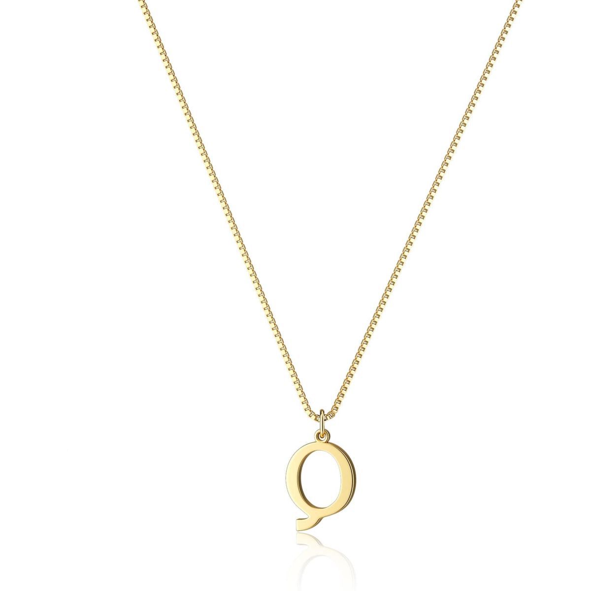 Gouden Ketting met Initialen voor Vrouw Persoonlijke Letter Sieraden