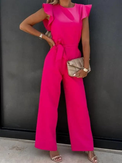 Vrouwelijke Jumpsuit Comfortabele Zomerjurk Elegante Stijl