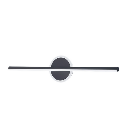 LED Wandlamp Zwart-Goud Modern Design 40cm met Siliconen Detail voor Woonkamer Slaapkamer Badkamer
