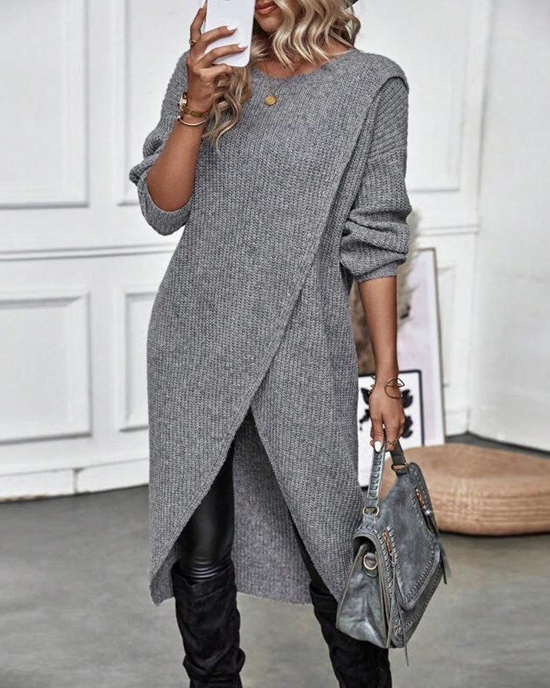 Dames Jurk Mode Maglia Stijl