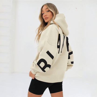 Dames Hoodie Capuchon Warm met Leuke Savannah Print - StudioMarella