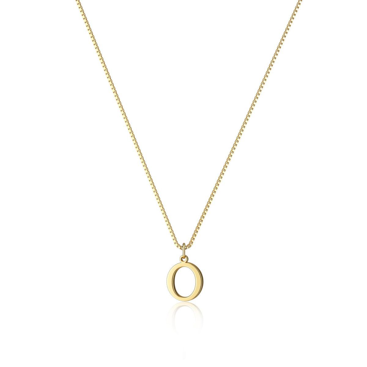 Gouden Ketting met Initialen voor Vrouw Persoonlijke Letter Sieraden
