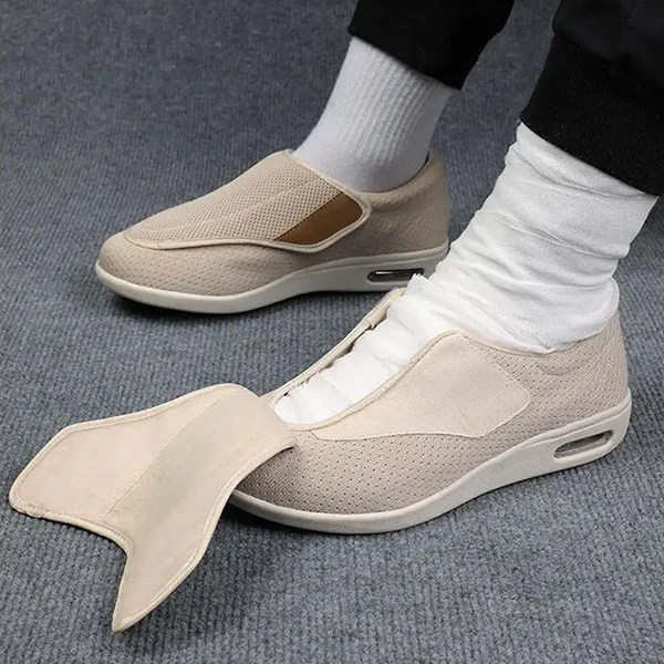 Brede Diabetische Schoenen voor Gezwollen Voeten – Comfortabel & Ademend
