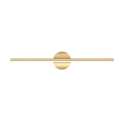 LED Wandlamp Zwart-Goud Modern Design 40cm met Siliconen Detail voor Woonkamer Slaapkamer Badkamer