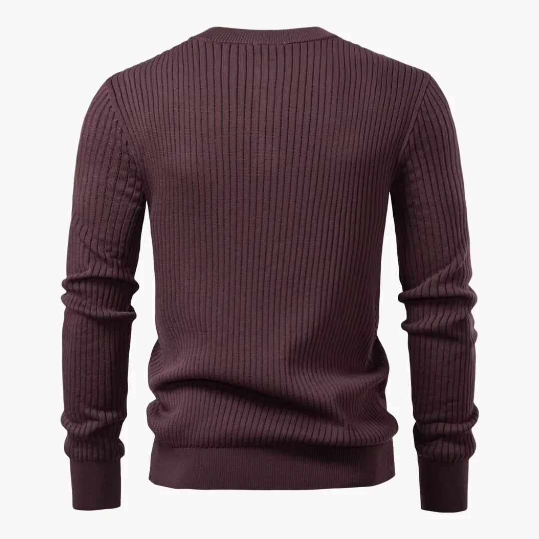 Heren Trui Ronde Hals Knoopsluiting Casual Dagelijkse Trui