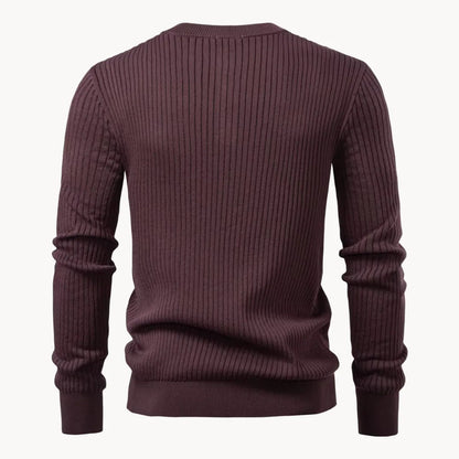 Heren Trui Ronde Hals Knoopsluiting Casual Dagelijkse Trui
