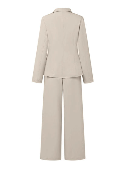 Dames Blazer Set Tweedelig met Broek Klassiek Elegant