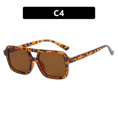 Dames Zonnebril Aviator Stijl Kleurige Lensen