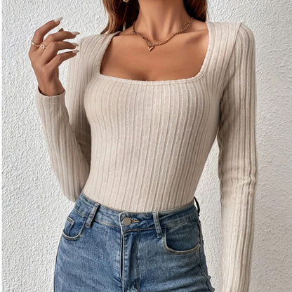 Dames Body Met V-Hals Zacht Geribd Comfy Kleding