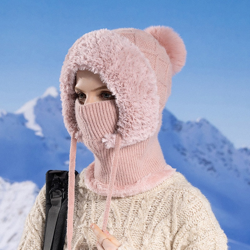 Dames Muts Sjaal Set Warm voor Winter en Ski