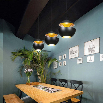 Elegante LED Plafondlamp Zwart-Wit Modern Design Rond Aluminium Eethoek Slaapkamer Woonkamer Warm Dimbaar Licht Scandinavisch Interieur Stijlvol