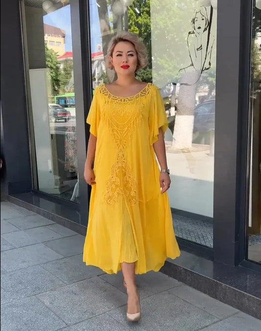 Zomerjurk voor Vrouw Layla Luxe Jurk Model - StudioMarella