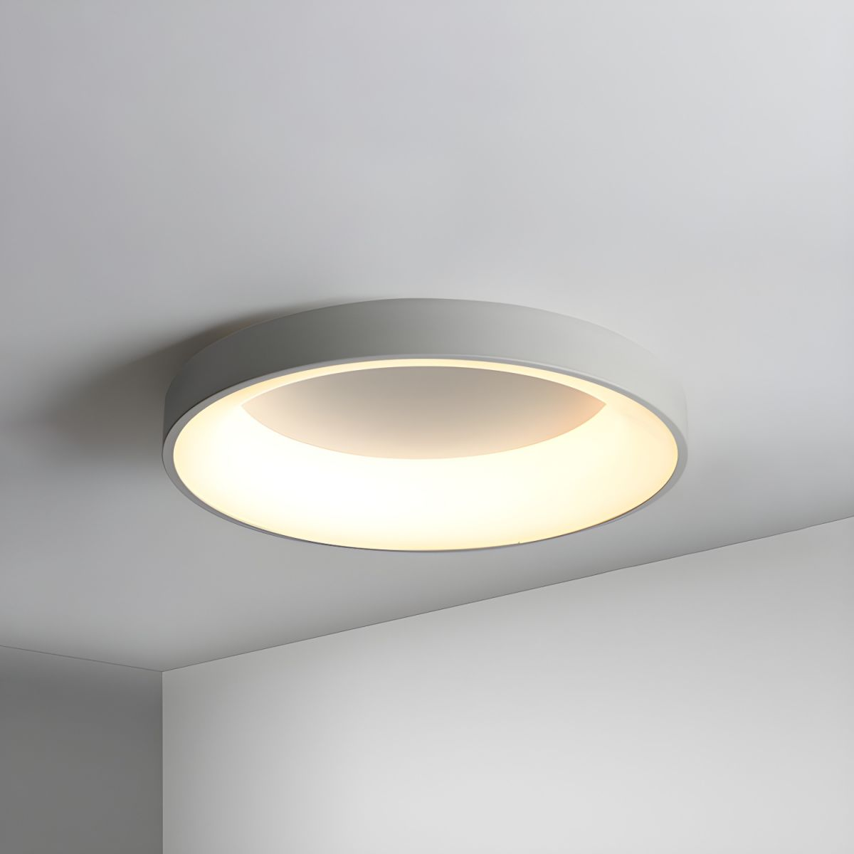 LED plafondlamp rond acryl ijzer lage ruimtes hal slaapkamer woonkamer moderne opbouwlamp minimalistische plafondverlichting