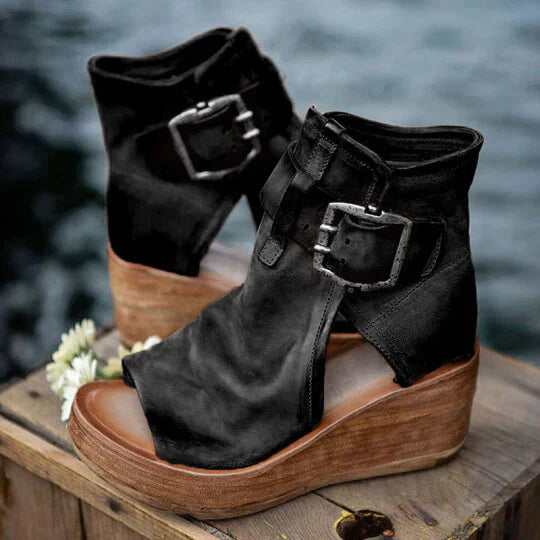 Dames Sandalen Zomer Comfortabele Hakschoenen Boho Stijl - StudioMarella