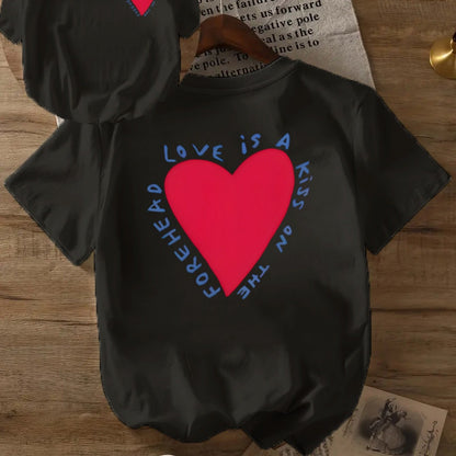 Dames T-shirt Katoen Regular Fit Met Print