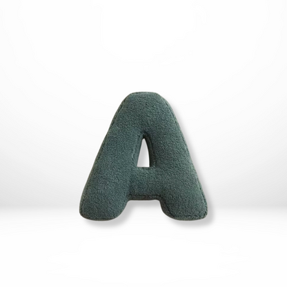 Alfabet Sierkussen Letter Fluweel A Tot Z 38x30cm