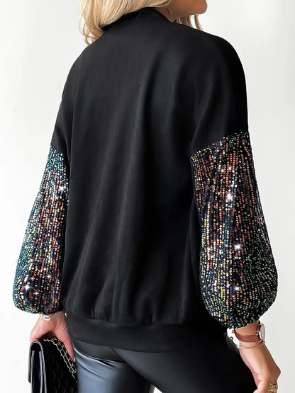 Glitter Damesjack met Pailletten