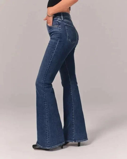 Hoge Taille Jeans Stijlvolle Slim Fit Mannen