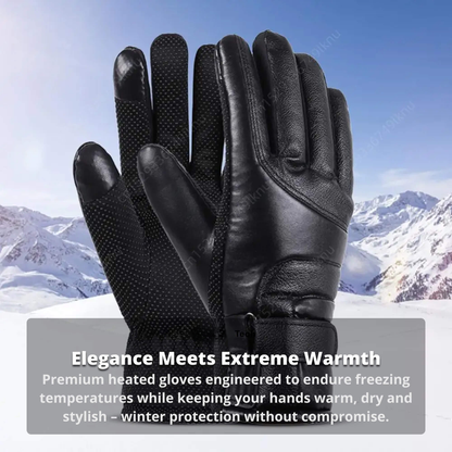 Verwarmde Handschoenen voor Dames — Thermische Waterafstotende Winterhandschoenen met Touchscreen — Oplaadbaar USB Design