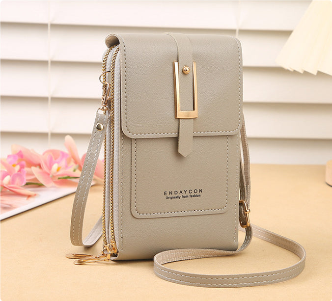 Dames Telefoontas Crossbody met Touchscreen Scherm en Bloemenvormig Ontwerp