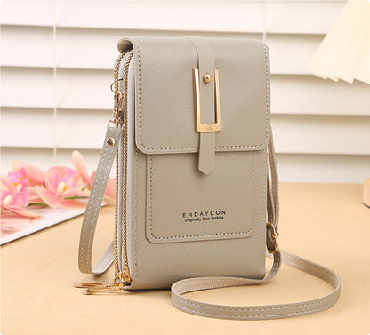 Dames Telefoontas Crossbody met Touchscreen Scherm en Bloemenvormig Ontwerp