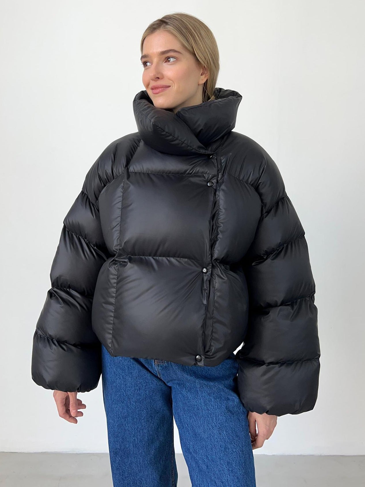Dames Pufferjas Kort Warm en Stijlvol