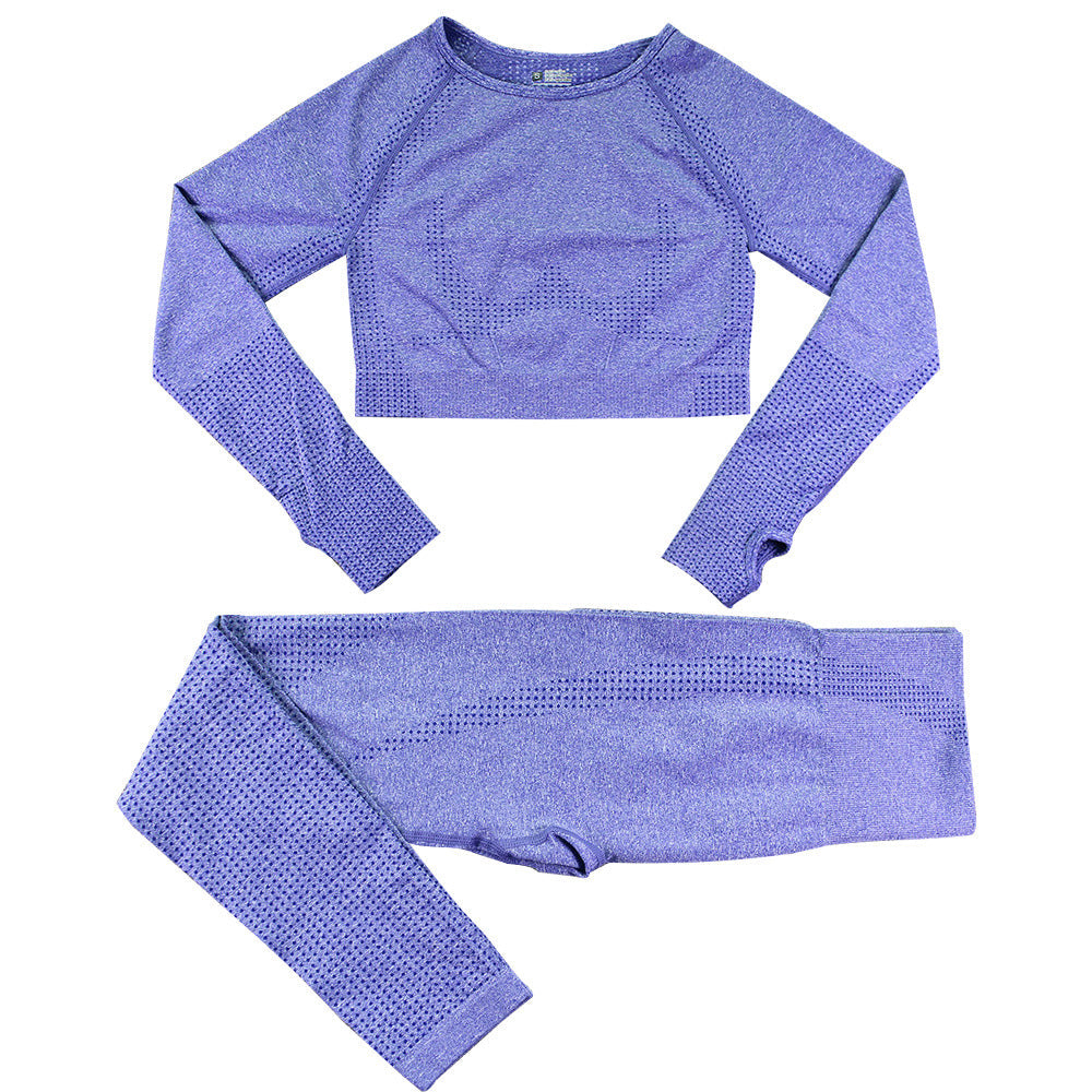 Yoga Set Dames Naadloze Legging en Sporttop