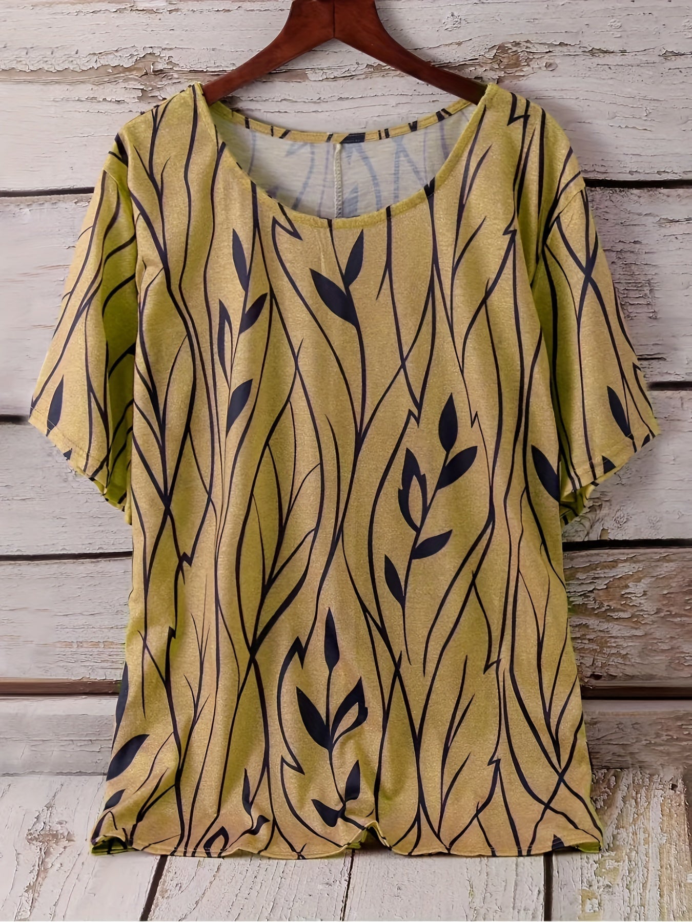 Zomer Shirt Bloeipatronen Floris Stijl - StudioMarella