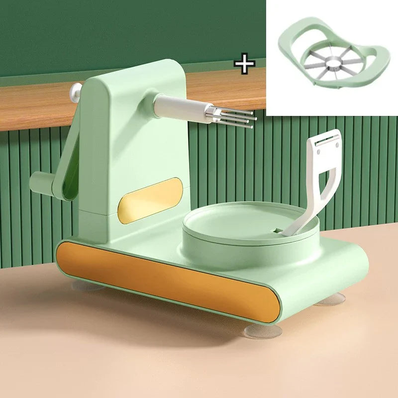 Handmatige Groenteschiller met 3 Verwisselbare Messen – Voedselveilig & Ergonomisch