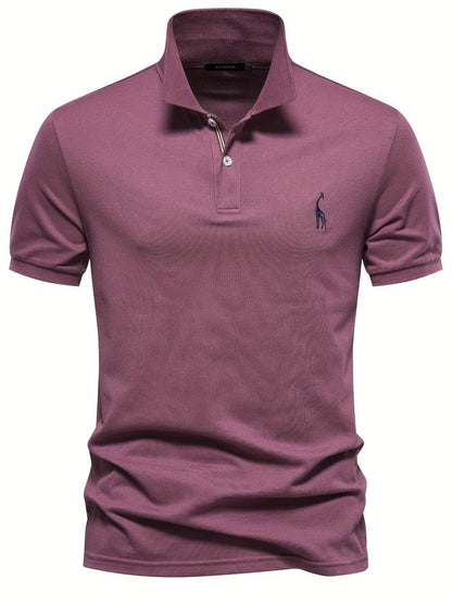 Polo Shirt Slim Fit met Contrasterende Kraag