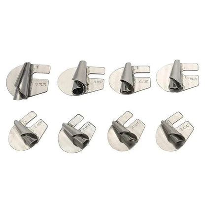 Spiraalzoomvoet Set 8 Delig RVS 3-10mm Naaimachine Accessoire