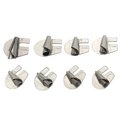 Spiraalzoomvoet Set 8 Delig RVS 3-10mm Naaimachine Accessoire