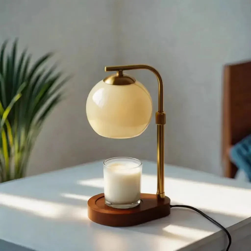 Kaarsverwarmer Lamp Tafellamp Zonder Vlam 33cm Modern Design